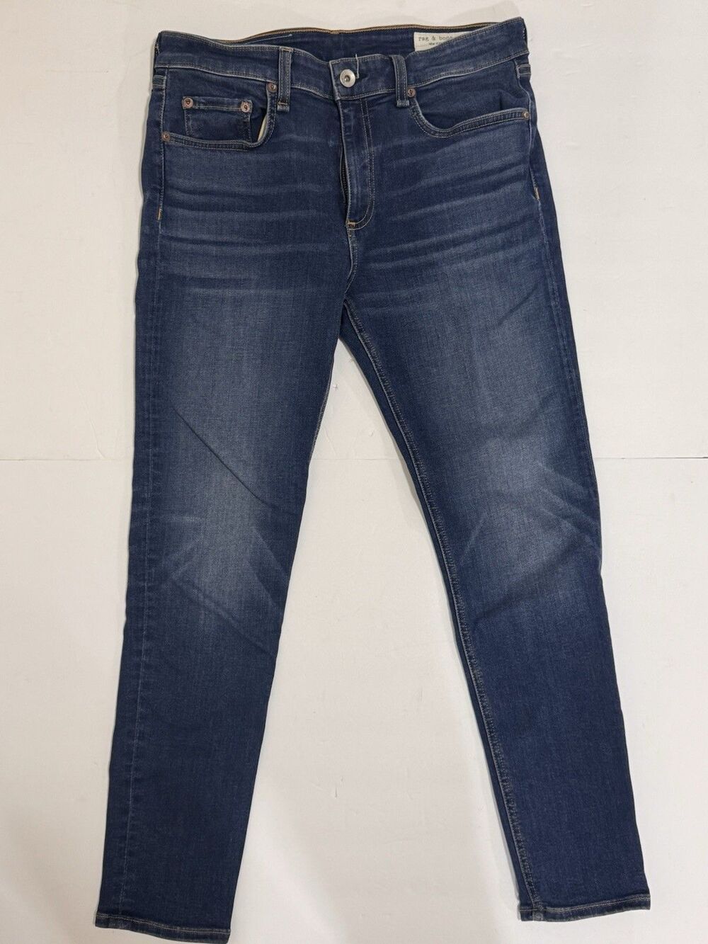 Rag & Bone Cate Mid-Rise Ankle Skinny Jeans Women’s Size 30 Dark Wash